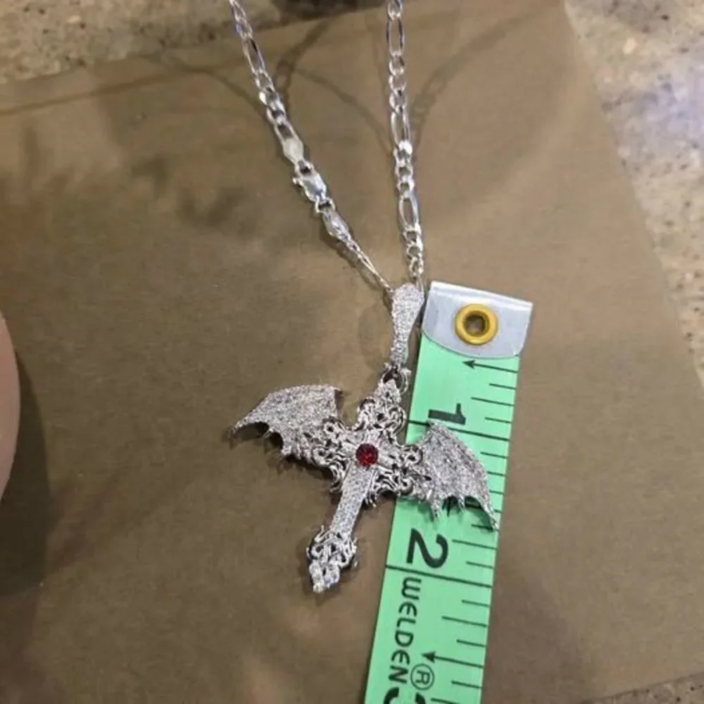 Moissanite Cross on 20
